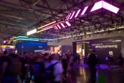 Стенд Samsung Odyssey на выставке Gamescom 2026